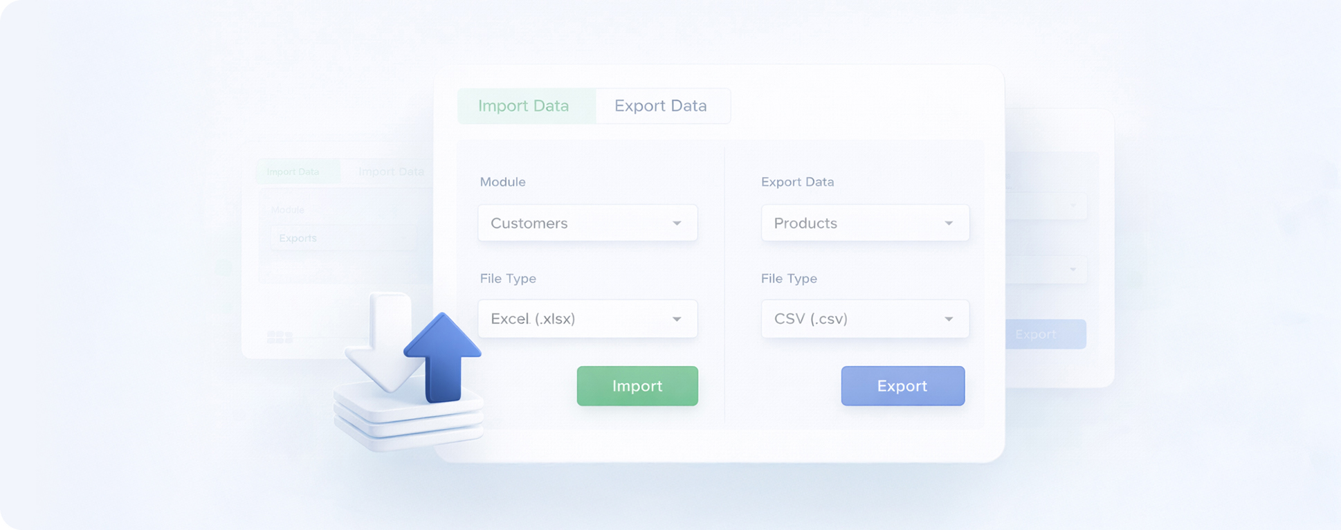 Advanced Impor or Export Feature Accoxi