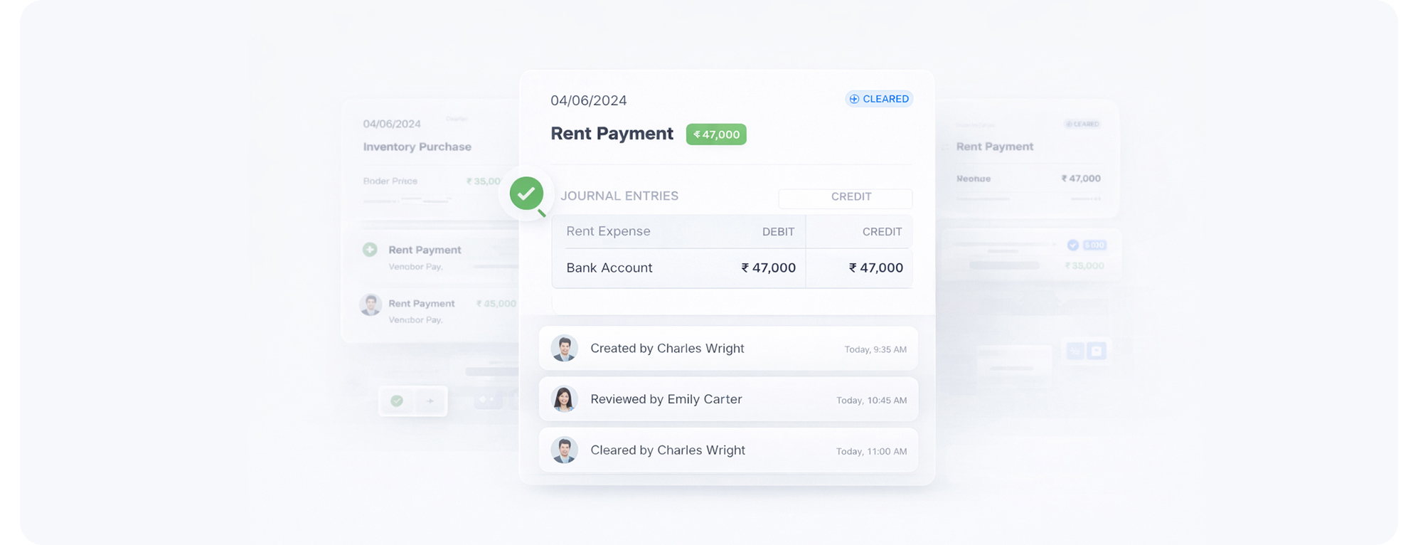 journal entry view accoxi